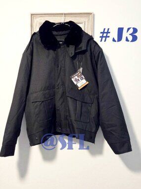 Tact Squad 1009N Duty Jacket In Navy XL Mens Work Coat Bomber Puffer With Hood